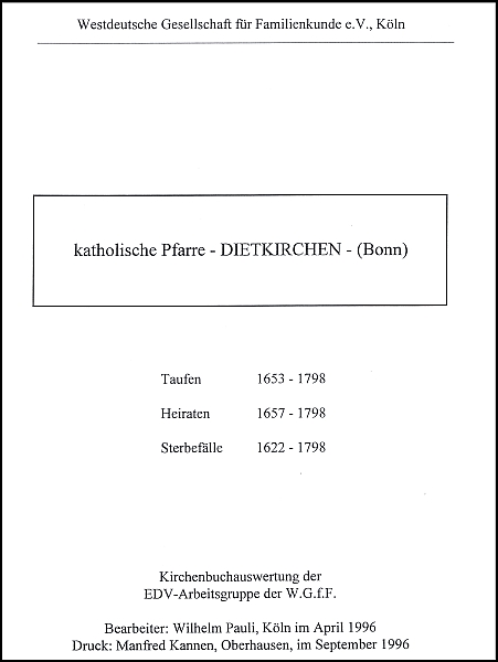 Verkartung Bonn (Stift Dietkirchen, kath.)