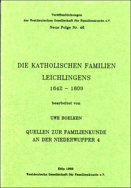 Familienbuch Leichlingen