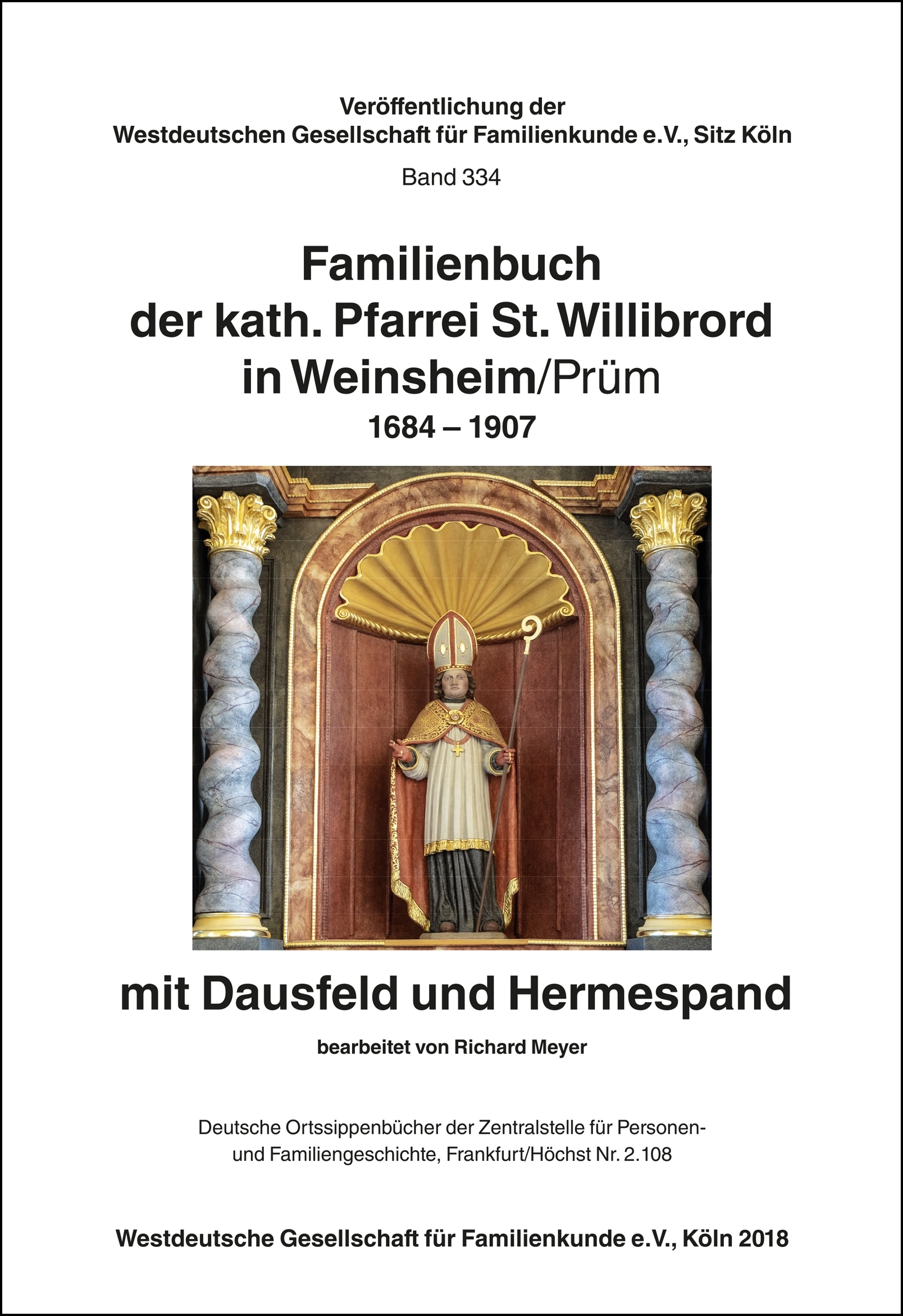 Familienbuch Weinsheim / Prüm 1684-1907