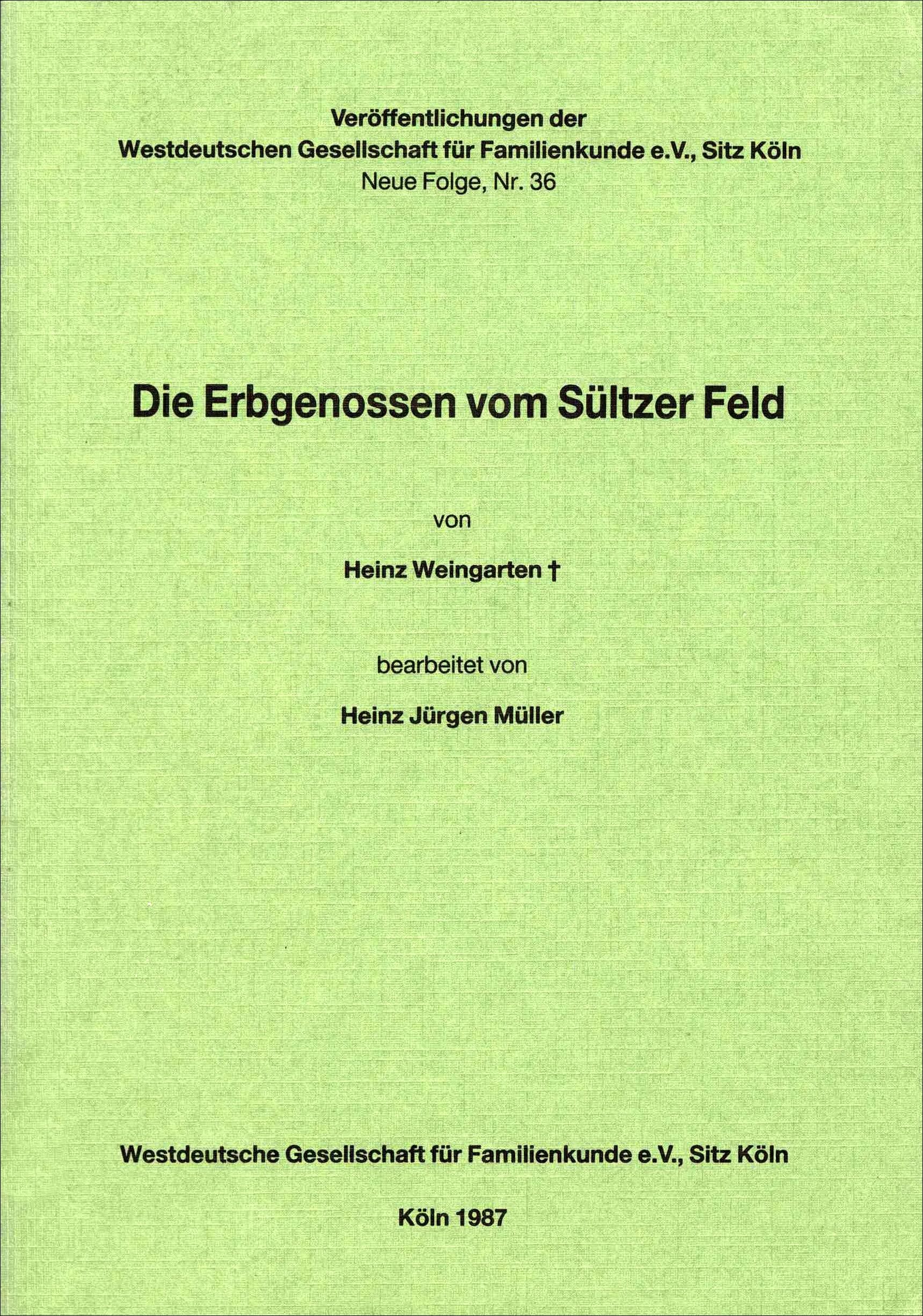 Erbgenossen vom Sülzer Feld