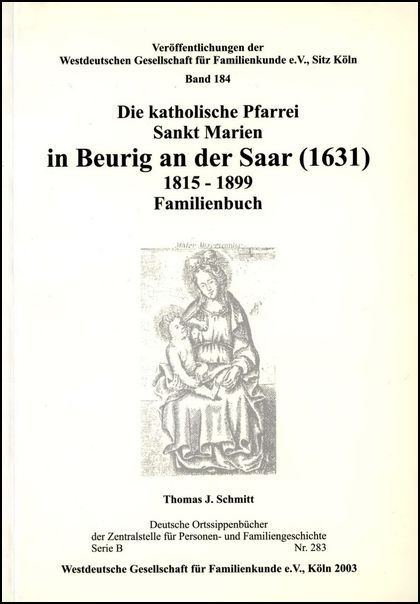 Familienbuch Beurig / Saar  (1631) 1815 - 1899