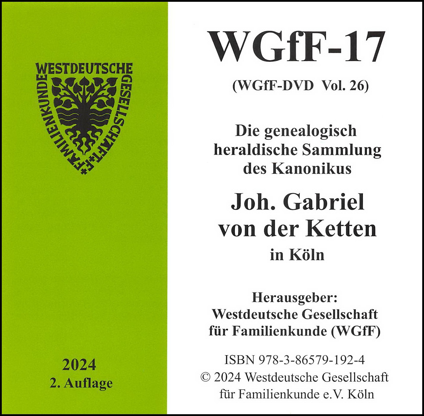 Sammlung von der Ketten in Köln, 5 Bände (Digitalisat auf CD-ROM)
