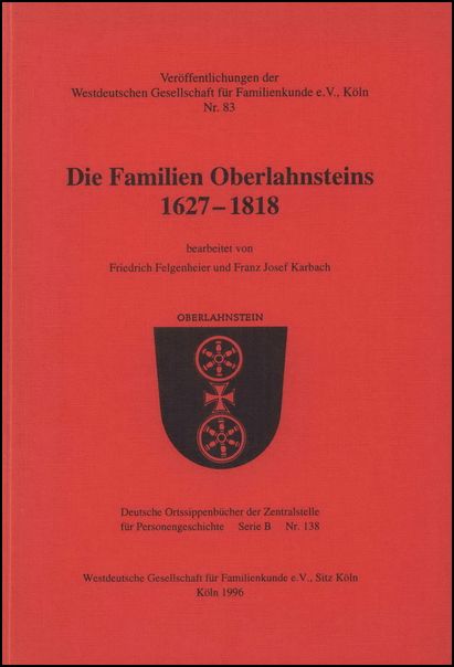 Familienbuch Oberlahnstein
