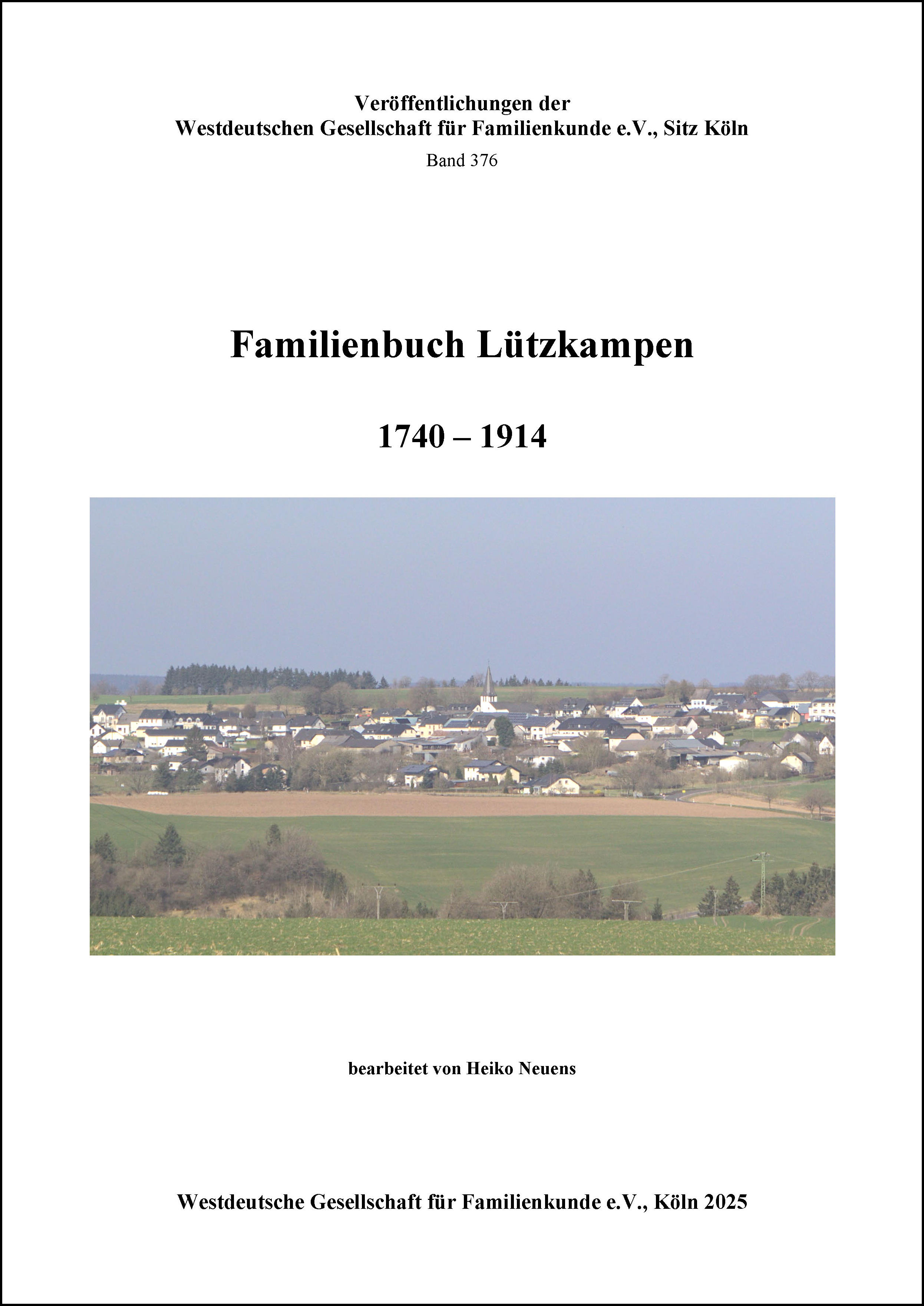 Familienbuch Lützkampen 1740-1914