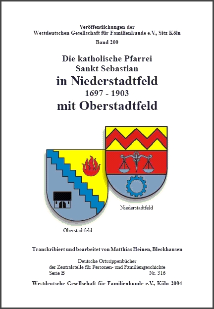 Familienbuch Niederstadtfeld