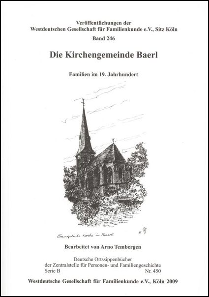Familienbuch Baerl (19. Jahrh.)