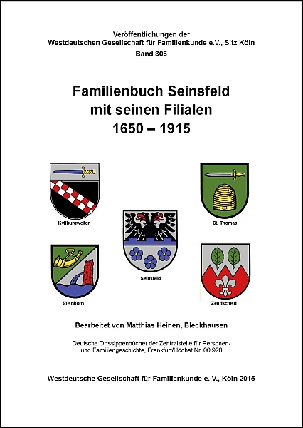 Familienbuch Seinsfeld 1650-1915