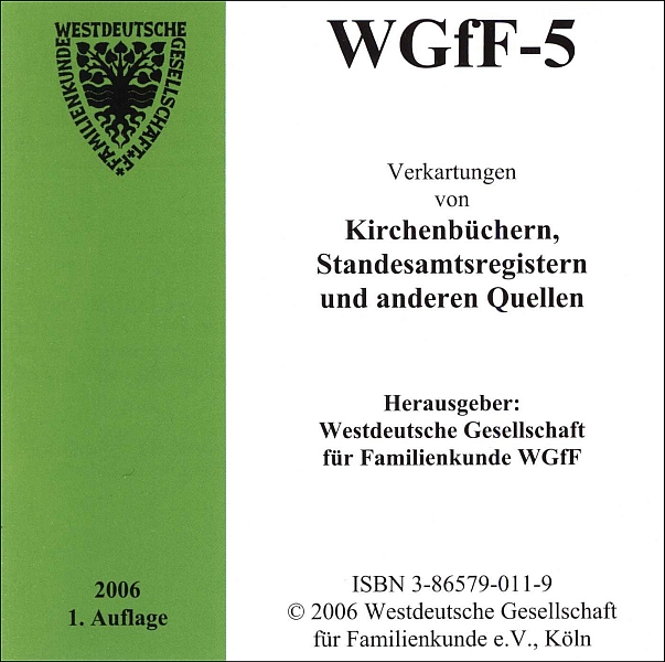 Verkartungen auf CD/DVD: WGfF-5 (Vol. 5)