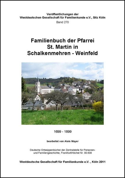Familienbuch Schalkenmehren / Weinfeld