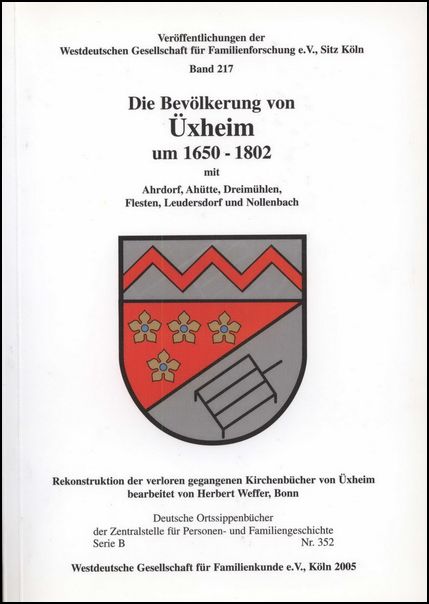Bd-217-Uexheim Familienbuch Üxheim 1650 - 1802