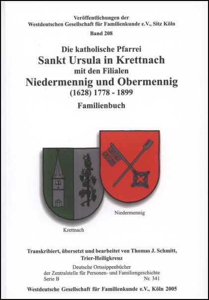 Familienbuch Krettnach / Niedermennig / Obermennig