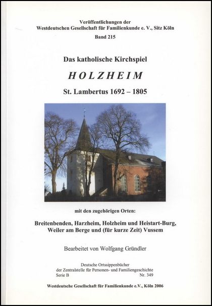 Familienbuch Holzheim (Mechernich)