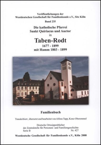Familienbuch Taben-Rodt
