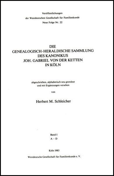 Bd-022-von-der-Ketten-I Sammlung von der Ketten Bd.I: A-D