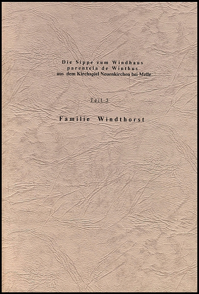 Sippe Windhaus (Teil 3)