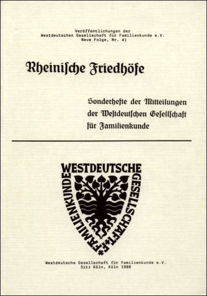 Rheinische Friedhöfe Heft: 1,2,4