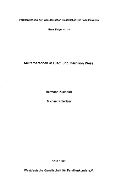 Militärpersonen Wesel 1