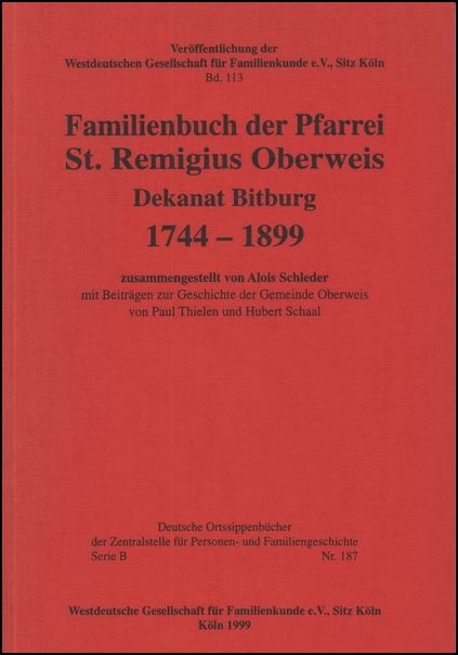 Bd-113-Oberweis Familienbuch Oberweis