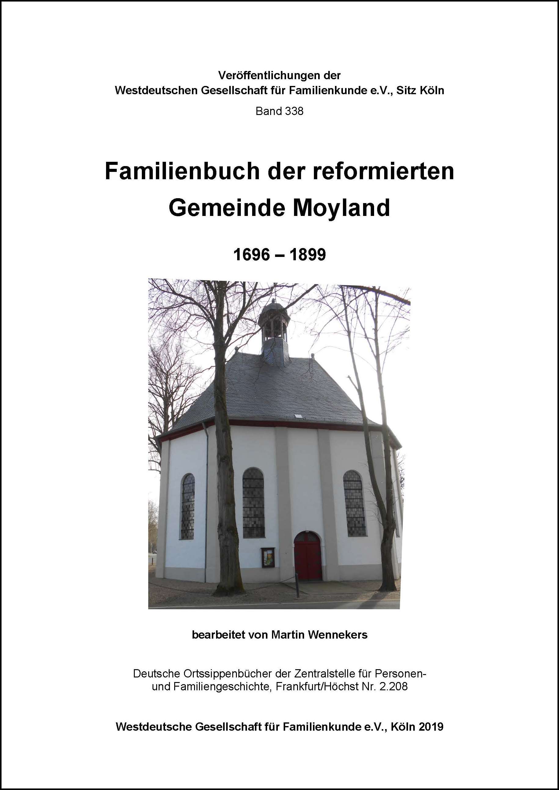Familienbuch ref. Moyland 1696-1899