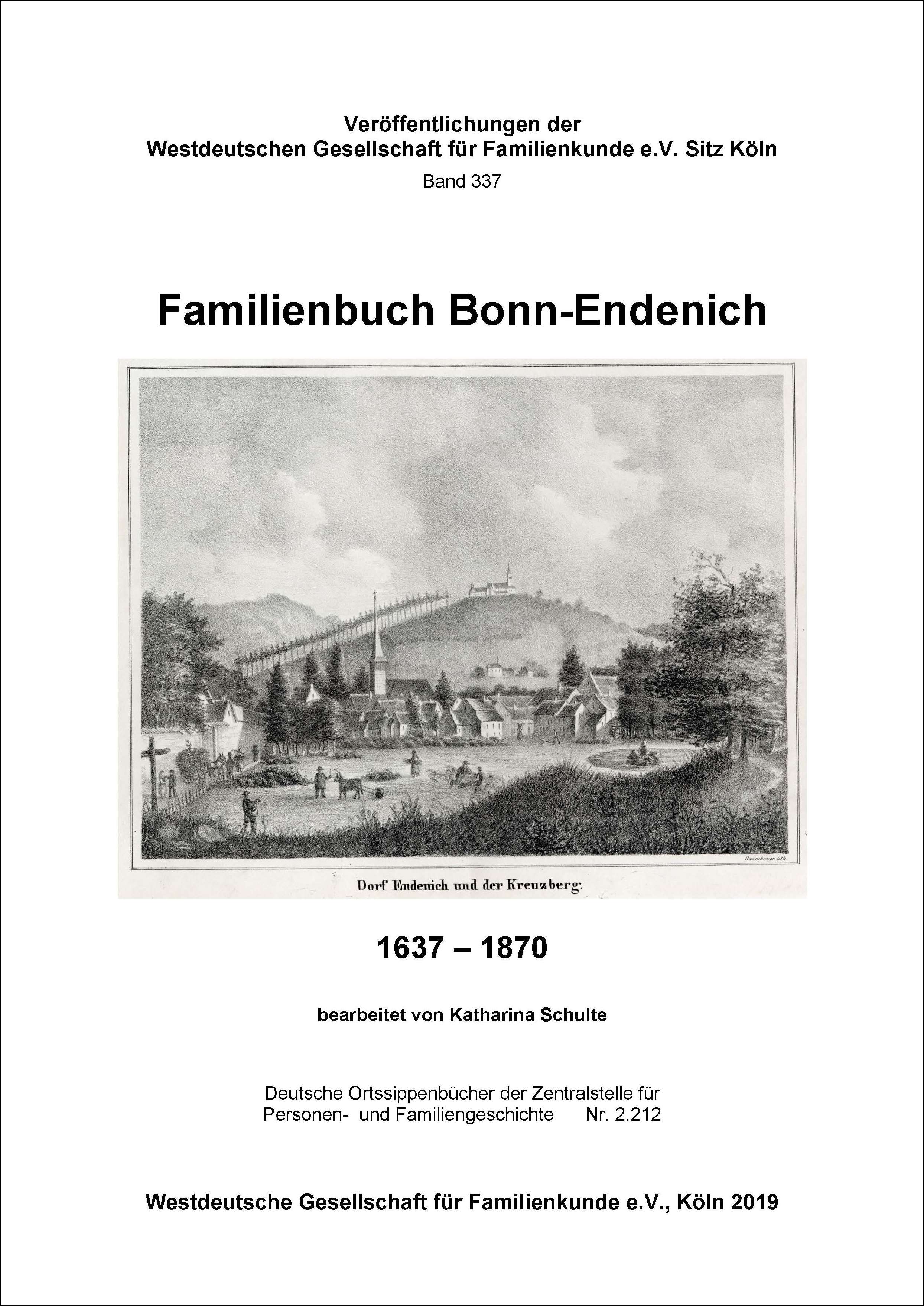 Familienbuch Bonn - Endenich 1637-1870