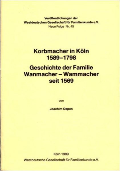 Korbmacher in Köln