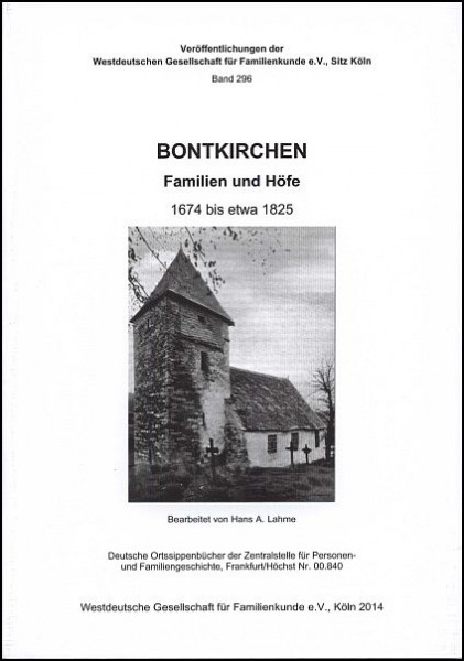 Familienbuch Bontkirchen