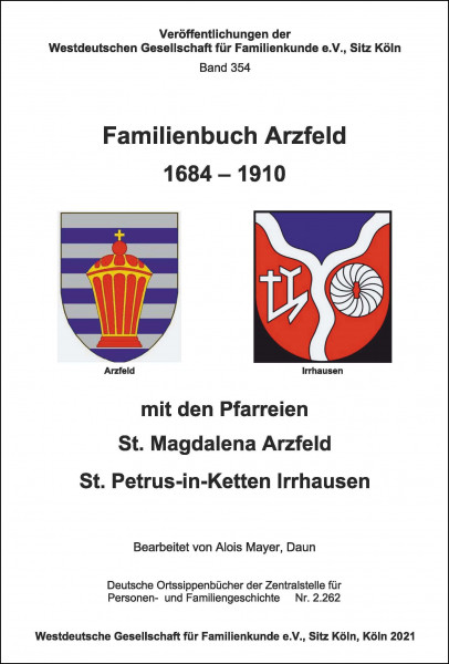 Familienbuch Arzfeld 1684-1910 (mit Irrhausen und Neurath)