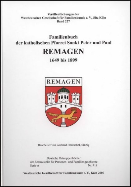 Familienbuch Remagen (kath.)