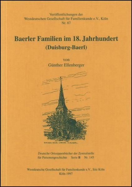 Familienbuch Baerl (18. Jahrh.)