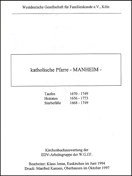 Verkartung Manheim (kath.)