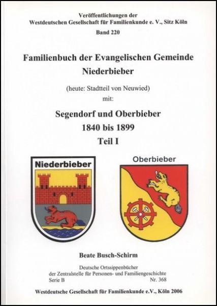 Familienbuch Niederbieber 1840 - 1899