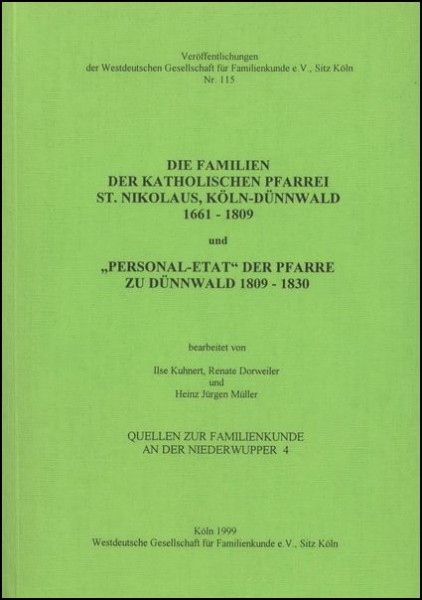 Familienbuch Dünnwald (Köln)